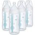 NUK Smooth Flow Pro Anti Colic Baby Bottle - Easy to Assemble and Clean & Reduces Newborn Spit-up & Gas, 10oz, 4-pack, Neutral...