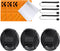 K&F Concept 37mm 9-in-1 Center Pinch Lens Cap + Anti-Loss Keeper Leash + Microfiber Cleaning Cloth Kit Compatible with Nikon, Canon, Sony, Fujifil...