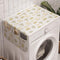 Ambesonne Sheep Washing Machine Organizer, Sheep Characters with Checkered Patterns Little Trees Fences Rural Farm Life, Anti-slip Fabric Cover fo...