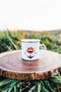 UFO Alien Extraterrestrial Paranormal Enamel Campfire Mug, Outdoor Camping Coffee Cup, Stars Space Nature Hiking Camp Lover Gift (12oz)...
