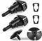 Xislet Windshield Washer Nozzle and Hood Insulation Retainers, Windshield Sprayer Nozzle for Jeep, Dodge Ram, Chrysler Pt Cruiser Replaces OEM #: ...