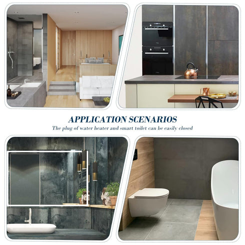 Outdoor Receptacle Protector Weatherproof Outlet Cover Flip Socket Cover Box Wall Plug Socket Box Outlet Outdoor Receptacle Protector, Black...