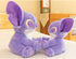 OSOCU® 10" Jumbo Purple Stltch Plush - Violet Little Monster Stuffed Animal - 100% Polyester Anime Plushies Pillow - Embroidered Stitching - Skin-...