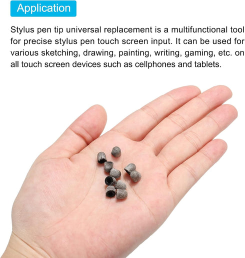 MECCANIXITY 6pcs 5mm Stylus Pen Fine Tips Conductive Fiber Capacitive Touch Screen Pens Tip Universal Replacement......