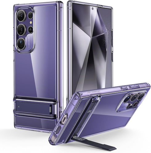 ESR for Samsung Galaxy S24 Ultra Case, Kickstand S24 Ultra Cover with 3 Stand Modes, Military-Grade Drop Protection, Shockproof Slim Phone Case wi...