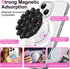 PKYAA Silicone Suction Cup Phone Mount, Magnetic Silicone Suction Phone Case Stand, Hands Free Mirror Shower Phone Holder, Perfect for TikTok/Ins/...