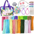HPWF Pipe Cleaners Craft Supplies, Arts & Crafts Supplies Kits Include Pipe Cleaners, Pom Poms, Storage Bag, Eyes, Make Headband, Necklaces, Hairc...