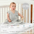 JELLYMONI Baby Sleep Sack 6-12 Months 100% Cotton Wearable Blanket, 0.5 TOG Soft Lightweight Toddler Sleeping Sack 2 Pack 2-Way Zipper Newborn Sle...