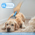 Dog Grooming Brush and Metal Comb, Undercoat Rake for Dogs Grooming Supplies Dematting Deshedding Brush comb for Shedding (Blue)...