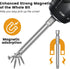 MulWark 14PC Security Torx Bit Set 3" Long Tamper Proof Star Screwdriver Bit Set 1/4" Hex Shank S2 Steel T4 - T40 Magnetic Impact Driver Drill Bit...