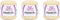 Aunt Lydia Classic Cream Crochet - 3 Pack of 350y/320m - Cotton - Gauge 10 - Crochet......