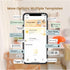 Label Maker Machine with Tape - HP3 Portable Bluetooth Label Maker Printer, Mini Handheld Sticker Thermal Printer, Easy to Use...