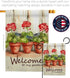 Breeze Decor - Welcome To My Garden Spring - Everyday Impressions Decorative Vertical Garden Flag 13" x 18.5" Printed In USA...