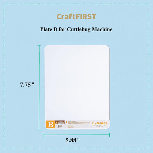 B Cutting Plate for Cuttlebug Machine 5.87 x 7.75" Pack of 2...