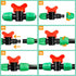1/2 Inch Drip Irrigation Valve, 10 Pcs 1/2" In-Line Barbed Locked Switch Valves For 1/2 Inch Drip Tubing (0.60"-0.63" OD), 1/2 in. Shut Off On Val...