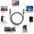 AkoaDa USB C to USB C 100W Cable 10 FT 2Pack, 5A Fast Charging USB C Charger Cable for iPhone 15/15 Pro/15 Plus/15 Pro Max, MacBook Pro2020, iPad ...