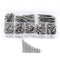 M3 Cap Head Screws, 100pcs M3*6/8/10/12/16/20/25/30 304 Stainless Steel Metric Thread Hex Socket Cap Head Screws Bolts Machine Fastener Tools for ...