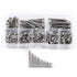 M3 Cap Head Screws, 100pcs M3*6/8/10/12/16/20/25/30 304 Stainless Steel Metric Thread Hex Socket Cap Head Screws Bolts Machine Fastener Tools for ...