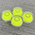 4Pcs Small Circular Bubble Levels with Double Sided Adhesive Bottom Mini Little Stick-on Bubble Spirit Level Measuring Layout Tools Levels (25x10m...