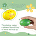 LOOIKOOS Wooden Egg Shakers Maracas Percussion Musical for Party Favors Easter Basket Stuffers for Babies Shaker Eggs for Toddlers(6pcs)...