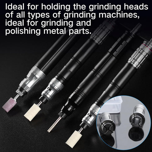 SPEEDWOX 4PCS Die Grinder Collet Adapter Chuck Collet Grinding Machine Clamping Collet Adapter Die Grinder Tool Small Grinder Collet Set 1/4 To 1/...