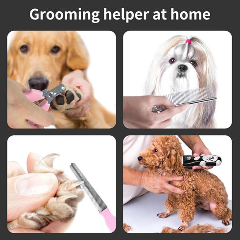 Dog Clippers Low Noise Dog Grooming Kit Pet Shaver for Thick Coats Waterproof Cat Hair Trimmer Professional Grooming Tools...