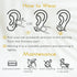 LIGHT RAIN Clip-On Earrings, All-Day Wear Gold & Silver Plated Stud, Hoop, Dangle Design Jewelry for Non-Pierced Ears...