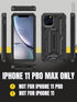 ArmadilloTek Vanguard Compatible with iPhone 11 Pro Max Case (6.5 inches) Military Grade Full-Body Rugged with Kickstand and Built-in Screen Prote...