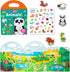 Portable Jelly Sticker Quiet Book for Kids, Reusable Sticker Book for Toddlers, Preschool Learning Activities, Animal Travel Toys (Animals)...