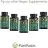 PlantFusion Vegan B12 from, Premium Vegan Vitamin B12 for Women and Men (500mcg), Natural Energy Supplement, 100 Tablets...