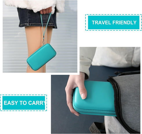 Hard Travel Case for Anker Portable Charger 313/325/523/525 Power Bank, 10,000 mAh/ 20,000mAh Battery Pack PowerIQ Charging Technology Storage Hol...
