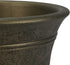 The HC Companies 7.5 Inch Sierra Round Self Watering Planter - Weather Resistant Plastic Resin Flower Garden Plant Pot Container, Celtic Bronze...
