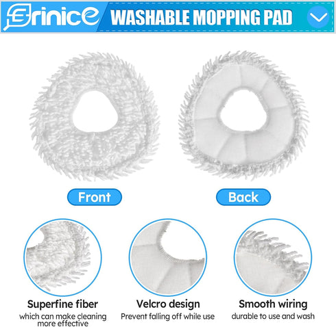 Replacement Parts for Narwal Freo X Ultra Robot Vacuum Cleaner Accessories Kit, 1 Brush Roller, 2 Hepa Filters, 2 Mopping Pads, 2 Disposable Dust ...