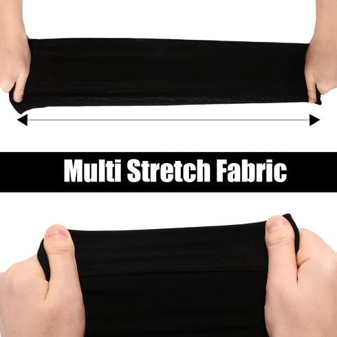 3 Pairs 20 Inches XXXL Wide Plus Size Calf Compression Socks for Circulation Compression Long Legs Sleeves 20-30 mmHg Calf Muscle Compression Slee...