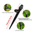 20Pcs Drip Irrigation Spray Emitters?Adjustable 360 Degree Atomizing Nozzles with Lock Barbed for1/4 Tubing Garden Hose Watering System Sprayer Bl...