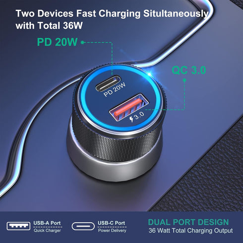 Super Fast Charger Type C,Bangfun 25W USB C Wall/Car Charger Adapter for Samsung Galaxy S24/S23/S22 Ultra/S21/S20 fe/S10,Note 20/10,A13/A53/A54/A7...