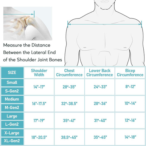 Double Shoulder Brace for Women & Men Shoulder Pain Relief Double Shoulder Support Adjustable Shoulder Brace for Rotator Cuff Frozen Shoulder,AC J...