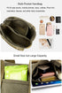 Handbag for Women Small Multi-Pockets, Canvas Mini Tote Shoulder Bags with Zipper, Satchel Hobo Bag for Travel Work...