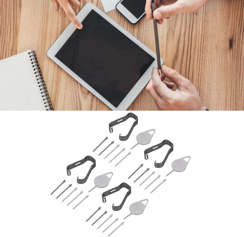 for Galaxy Tab S6 lite 10.4" SM P610 SM P615 Nibs, 20x Replacement Touch Stylus Tips Stylus Pen Tips, 4 Tweezers, 4 Ejector Pins......