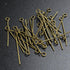 400pcs 22mm Eye Pins (Wire 0.8mm/0.03 inch/20 Gauge) Antique Bronze Plated Brass for Jewelry Beading Craft Making CF153-22...