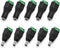 CHANZON 10Pcs Male and Female 5.5mm x 2.1mm 12V DC Power Jack Connector 24V Socket for Led Light Strip CCTV Security Camera Cable Wire Ends Plug B...