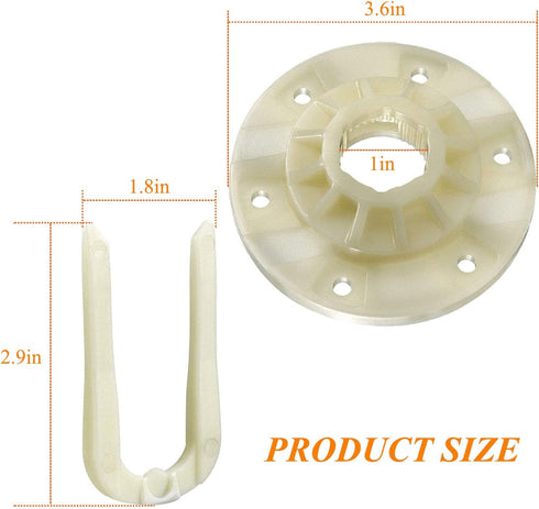 W10528947 Basket Driven Hub Kit ?Upgraded Version)- Compatible with May-tag Whirlpo.ol Ken.more Washers - Replaces W10528947VP / W10396887/AP5665171 /PS6012095
