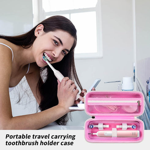 Toothbrush Travel Case Compatible with Oral-B Pro 1000, 2000, 3000, 3500, 1500/ for Philips Sonicare ProtectiveClean 4100 5100 Electric Toothbrush...