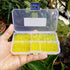 Yellow Bicone Glass Beads for Jewelry Making, Faceted Crytal Spacer Beads for Bracelet Necklace Earring (3mm 4mm 6mm 8mm Mixed Sizes, 1040pcs)...