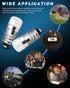 Keiurot 1487 1447 Bulb 1446 1449 E10 Led Bulb House Number Light Bulb Address Lights 10V-30Volt Train Bulbs, Flashlight Bulb, Landscaping Light Wa...