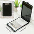 Lemical A4 Portable File Boxes Storage Clipboard Hanging Magazine File Organizer A4 Clipboard File Folder Organizer with Bottom Opening Office Cli...
