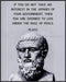 Posterizer 1 pcs-Take Interest In Your Government-Plato-Motivational & Inspirational Art-Gift for Patriots, America Fans-Decor for Home & Office- ...