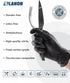 LANON Food Safe Disposable Nitrile Gloves, Latex-Free, Powder-Free, Silicone-Free, Textured Fingertips, Cooking, Black?Small...