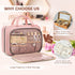 8L Travel Toiletry Bag with Jewelry Organizer for Women - 2.1 GAL Water-resistant Makeup Cosmetic Bag With Hanging Hook for Accessories Shampoo Fu...