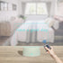 Acrylic Dry Erase Board 16 Colors Can Remote Control Light 7.3x5x0.2" Clear Desktop Note Memo Board, Includes Dry Erase Markers, Rewritable Night ...